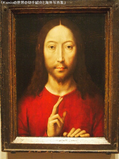 Christ Blessing, 1481｜ハンス・メムリンク（Hans Memling, 1430年/1440年頃 - 1494年）