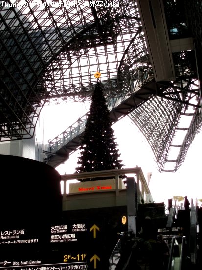  京都駅のクリスマスツリー（２０１０）