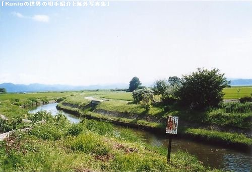 福島盆地の風景